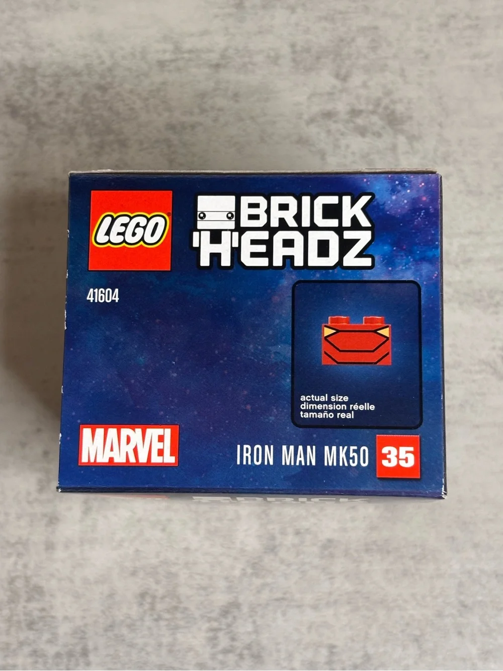 Lego Marvel BrickHeadz Iron Man MK50 Set (#41604)